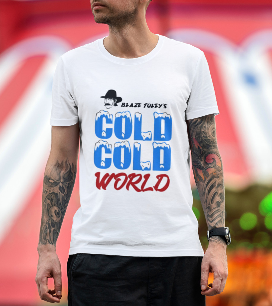 Blaze Foley's Cold Cold World Country Music T-Shirt