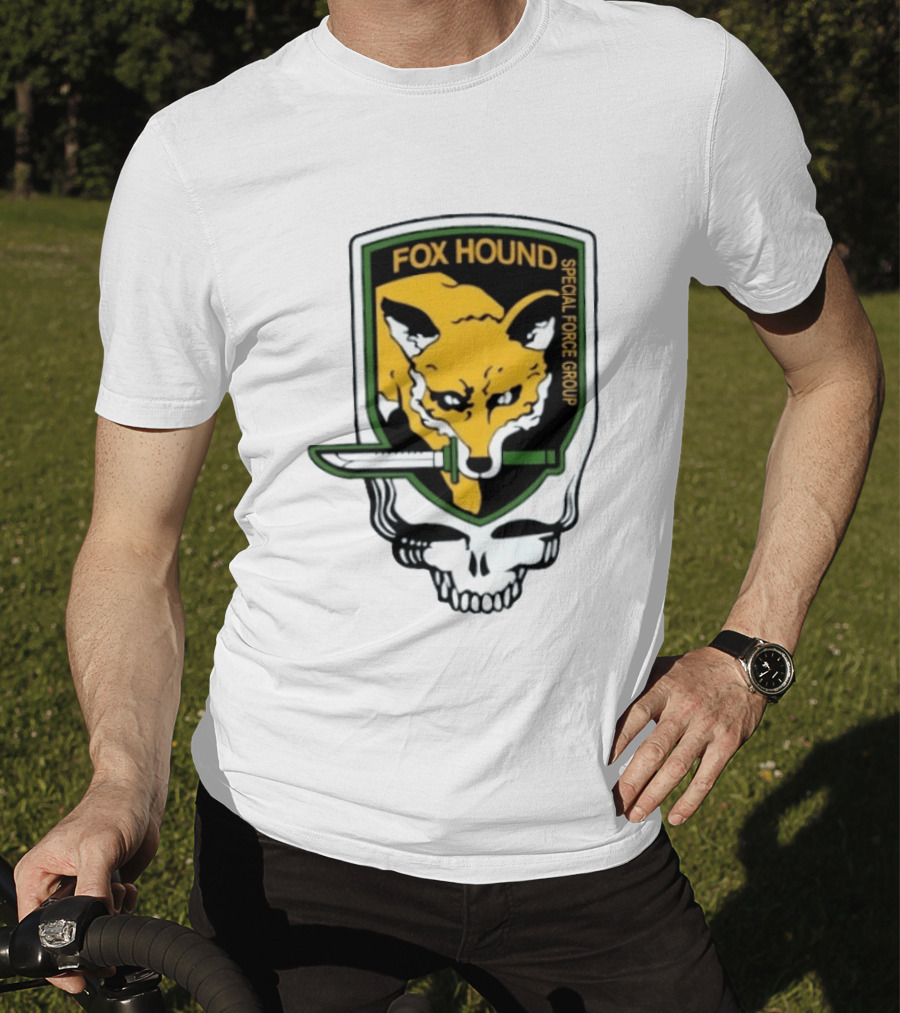 Fox Hound Special Force Group Grateful Dead Steal Your Face Patch T-Shirt