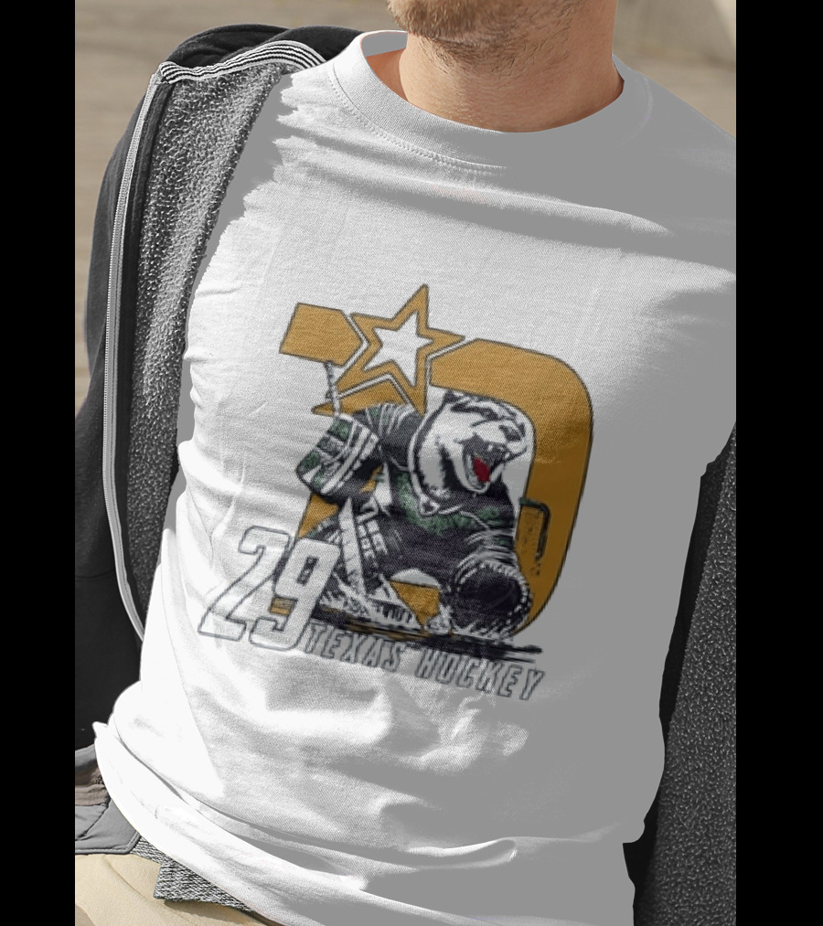 Texas Hockey Otter 29 Dallas Stars T-Shirt