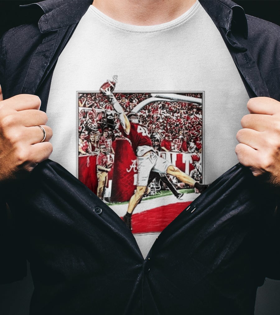 Josh Jacobs Alabama Football Touchdown Celebration T-Shirt