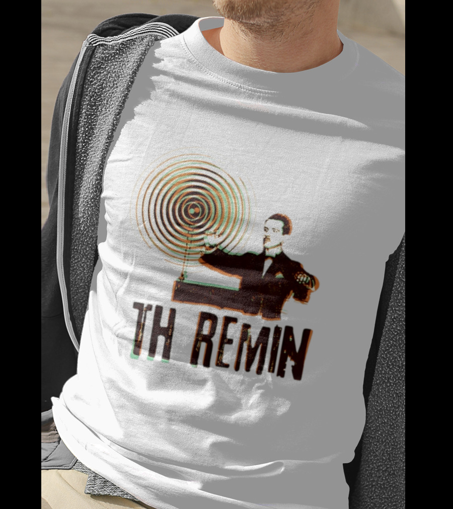 Theremin Electronic Music Leon Theremin Playing Instrument T-Shirt