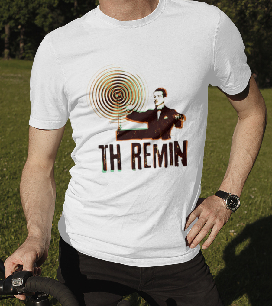 Theremin Electronic Music Leon Theremin Playing Instrument T-Shirt
