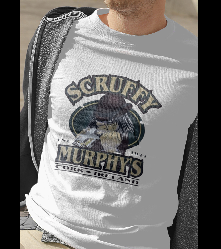 Scruffy Murphys Cork Ireland Est 1929 Irish Pub Vintage Character With Beer T-Shirt