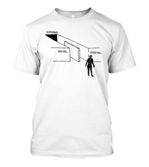 Suffering Between Material Will And Spiritual Will Perception Journey T-Shirt