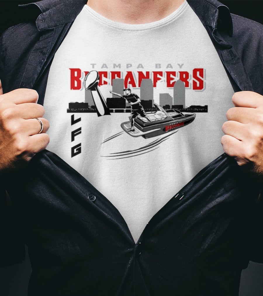 Tampa Bay Buccaneers LFG Boat Parade Championship Celebration T-Shirt