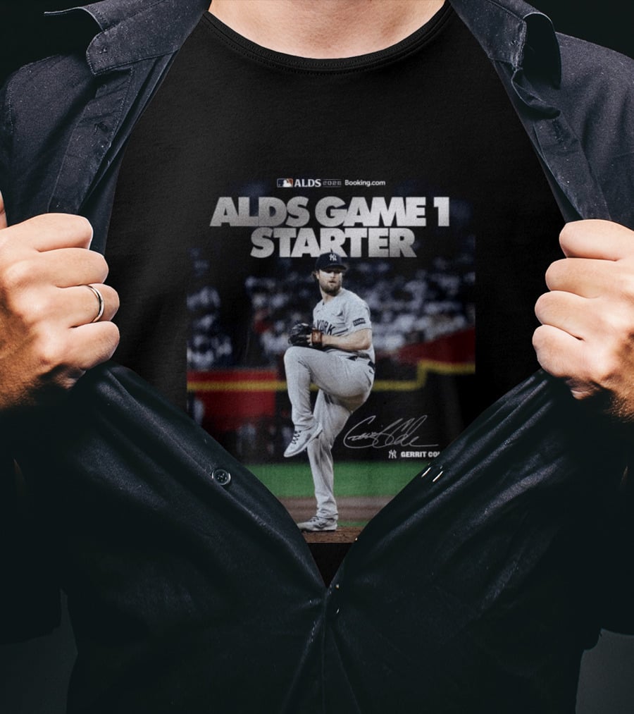 ALDS Game 1 Starter 2023 Gerrit Cole Yankees T-Shirt