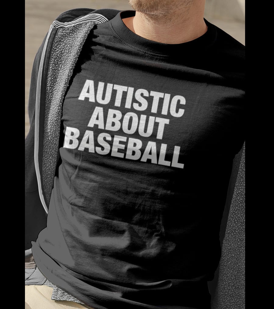 Autistic About Baseball Autism Awareness Promotion T-Shirt