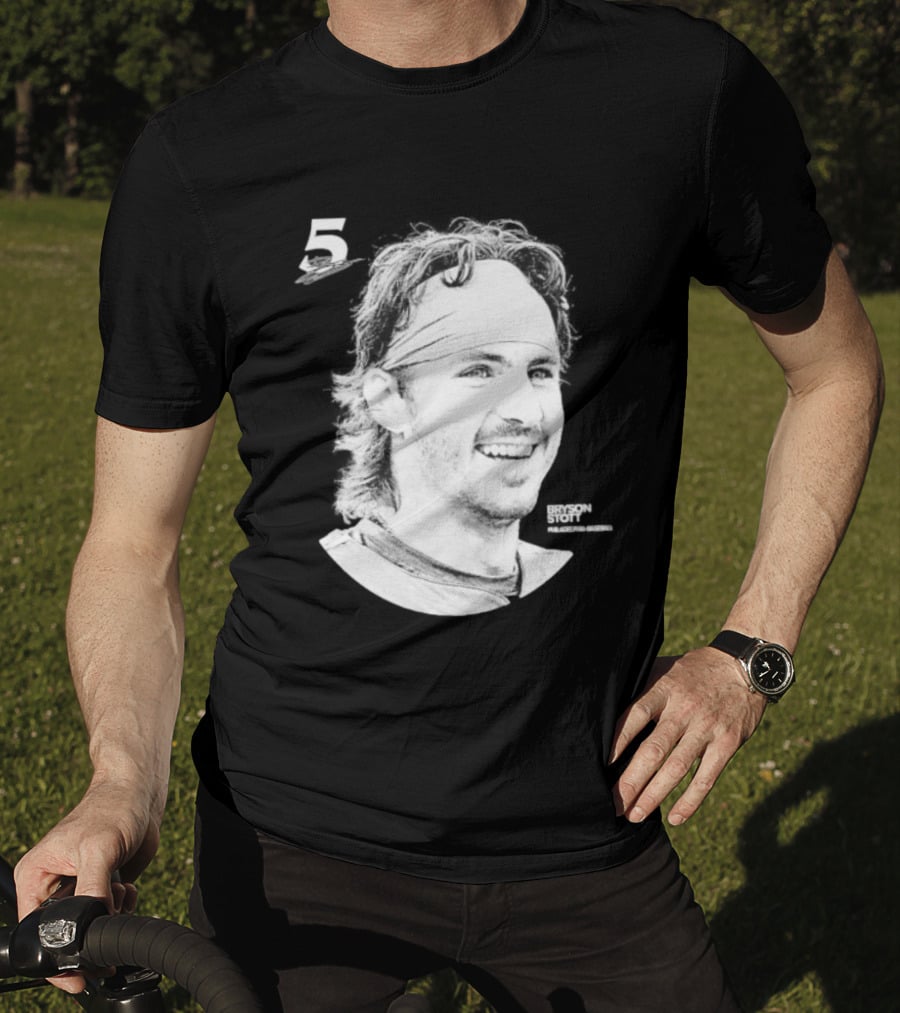 Philadelphia Baseball Bryson Stott 5 Halftone T-Shirt