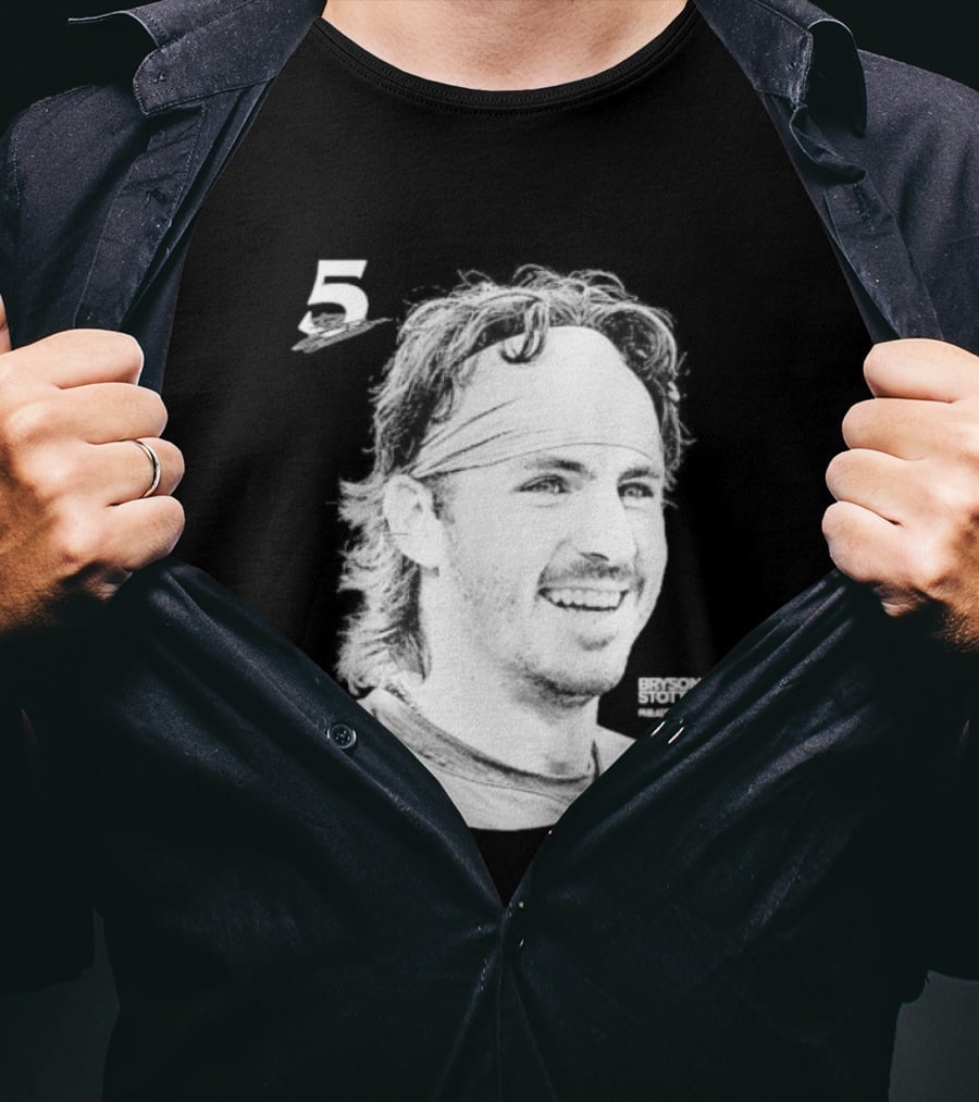 Philadelphia Baseball Bryson Stott 5 Halftone T-Shirt