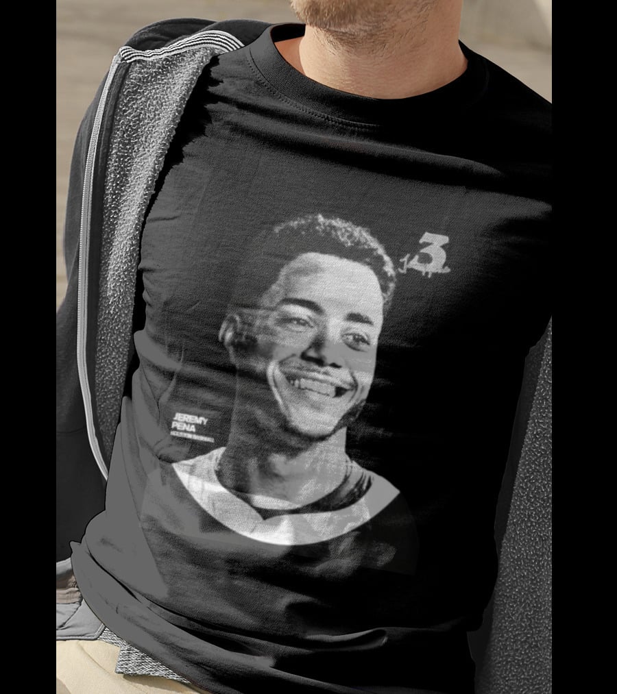 Jeremy Pena Houston Baseball No 3 Halftone T-Shirt