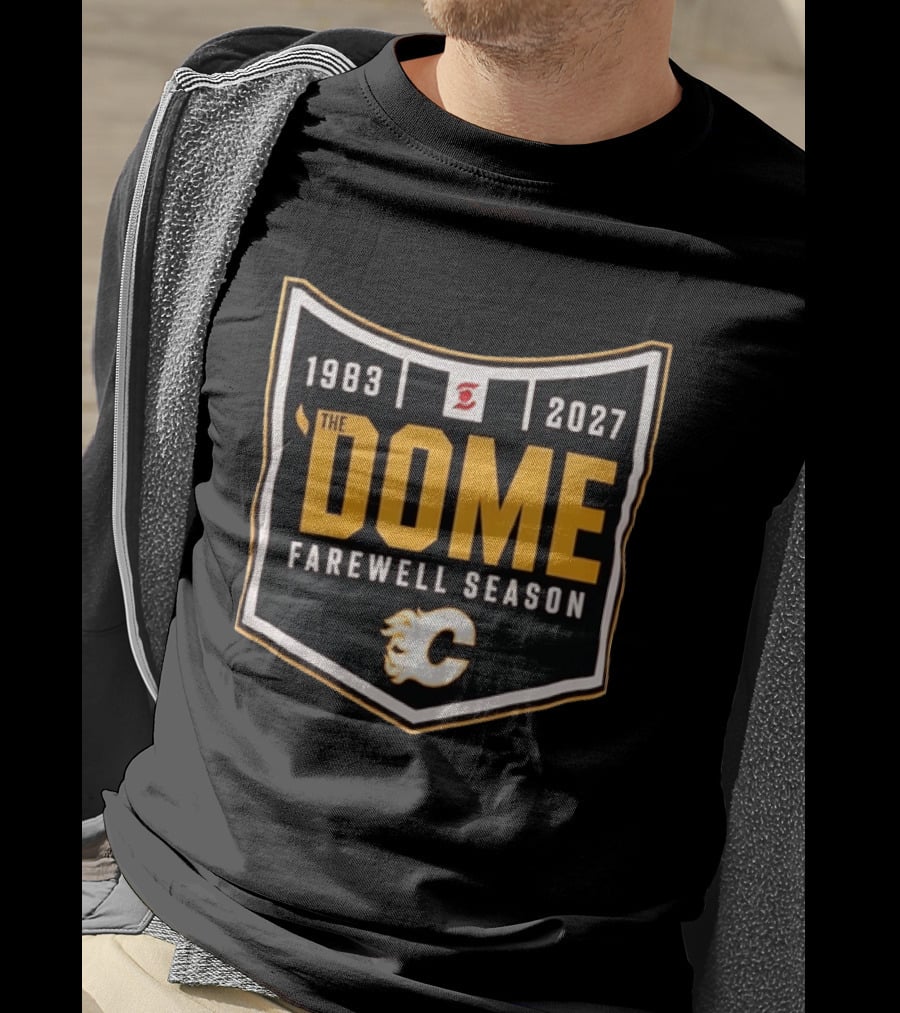 Calgary Flames The Dome Farewell Season 1983 2027 T-Shirt