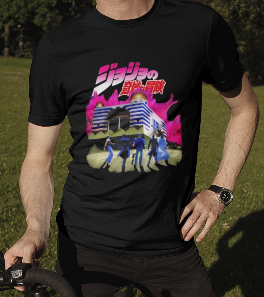 JoJo's Bizarre Adventure Stardust Crusaders Dio's Mansion Kanji T-Shirt