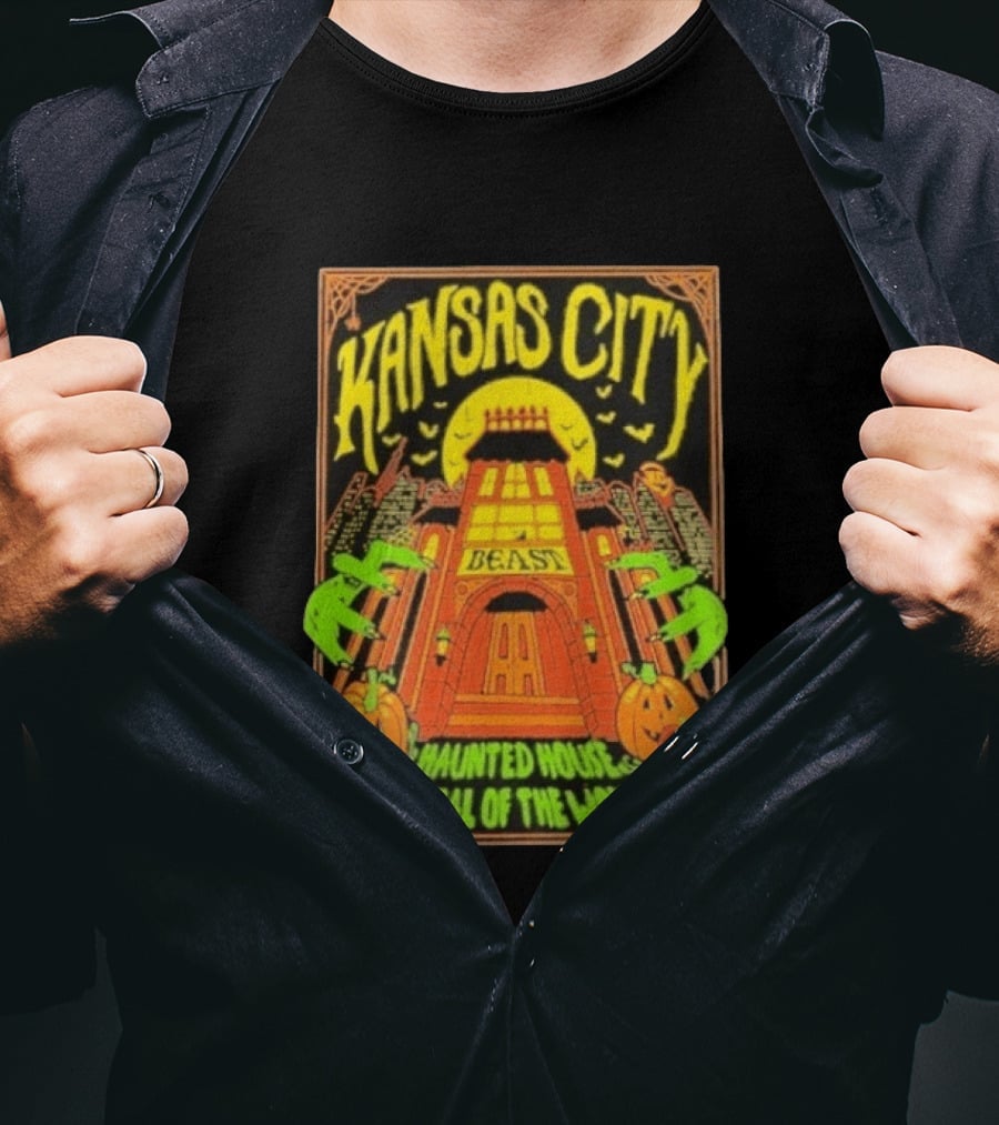 Kansas City Beast Haunted House Capital Of The World Halloween T-Shirt