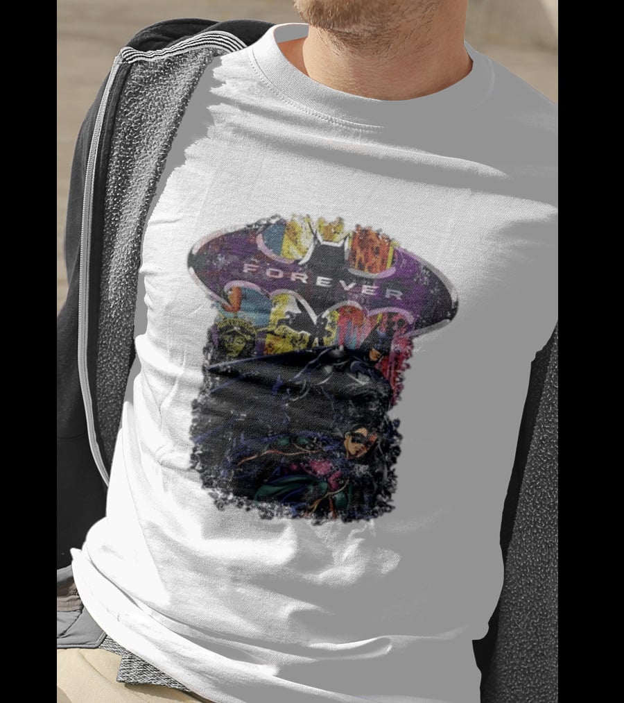 Batman Forever Gotham Robin DC Comics Superhero Action Adventure T-Shirt