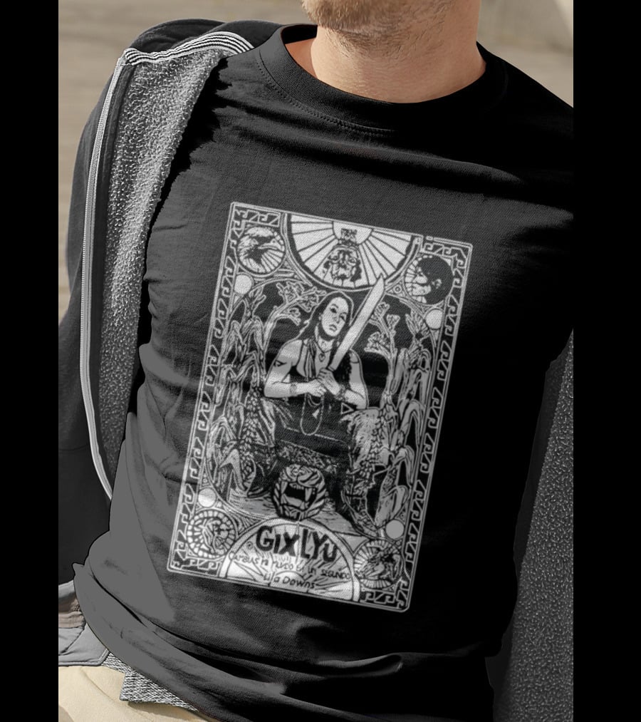 Lila Downs Gixlyu Cambias Mi Mundo En Un Segundo Aztec Warrior T-Shirt