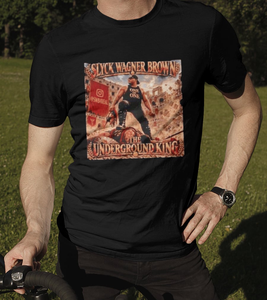 Slyck Wagner Brown One Of One The Underground King @SWBareal T-Shirt