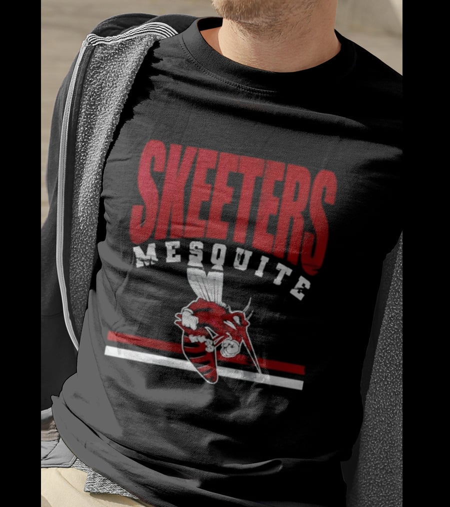 Mesquite Skeeters Distressed Baseball Texas T-Shirt