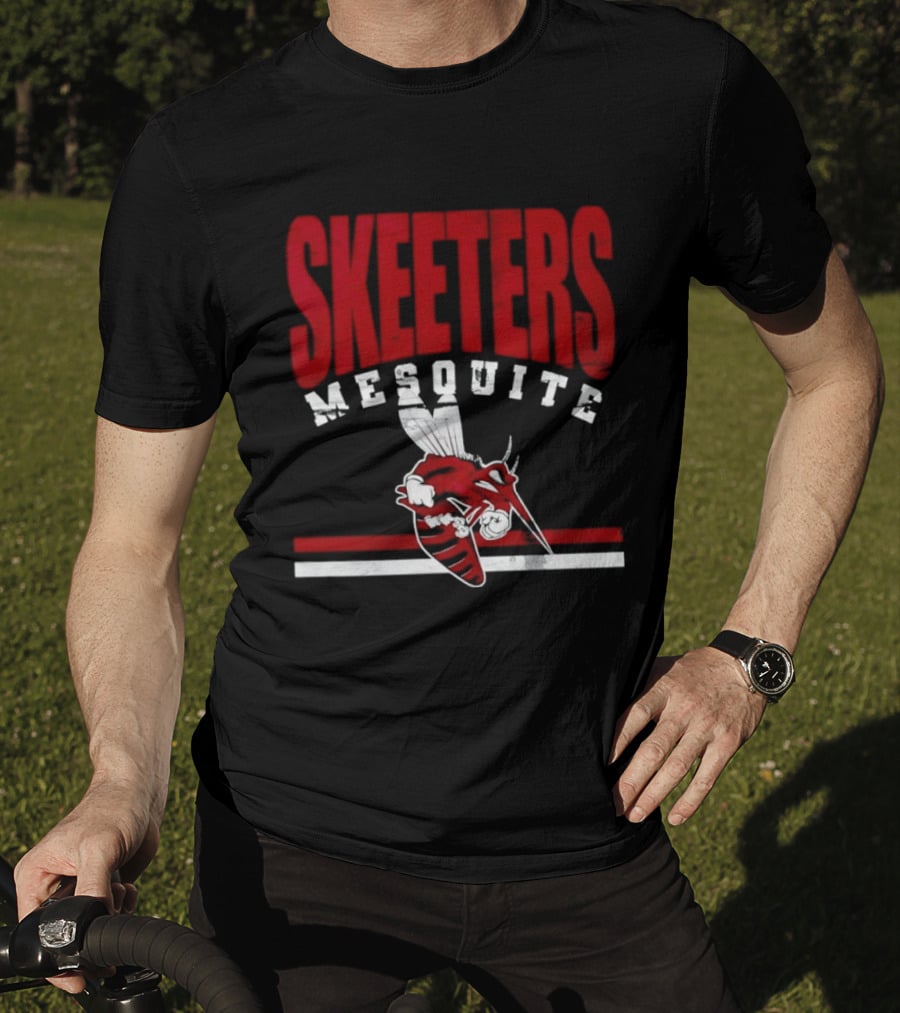 Mesquite Skeeters Distressed Baseball Texas T-Shirt
