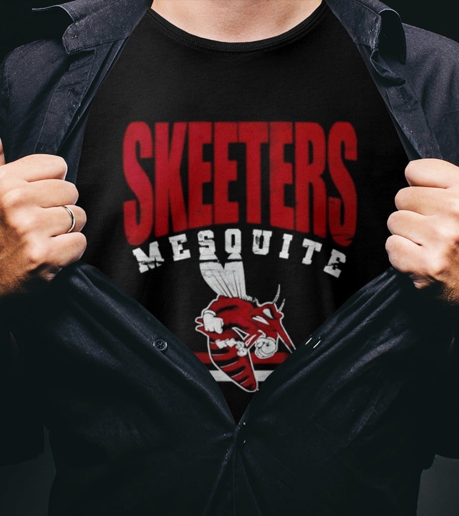 Mesquite Skeeters Distressed Baseball Texas T-Shirt