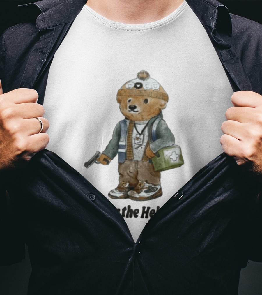Bryan Bear Look For The Helpers Teddy With Winter Hat And First Aid Kit T-Shirt