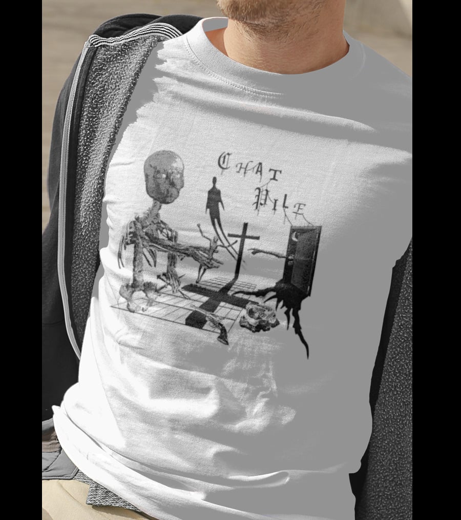 Chat Pile Band Noise Rock Sludge Metal Abstract T-Shirt