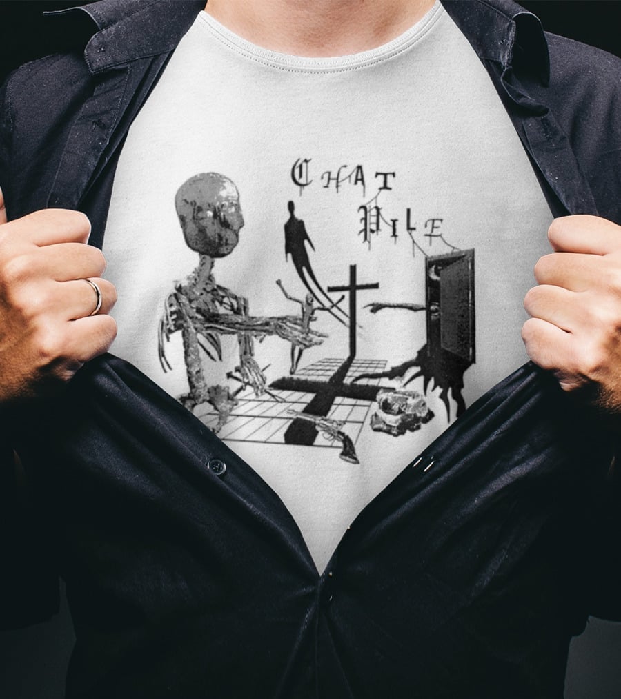 Chat Pile Band Noise Rock Sludge Metal Abstract T-Shirt