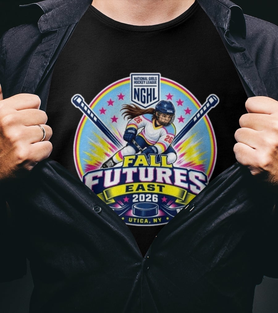 NGHL National Girls Hockey League Fall Classic Futures East 2026 Utica NY T-Shirt