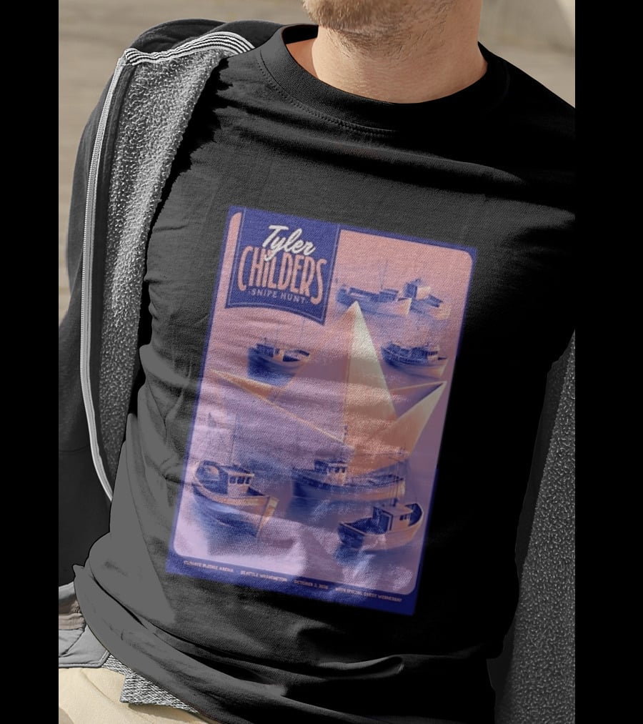 Tyler Childers Snipe Hunt Climate Pledge Arena Seattle Washington October 3 2026 With Special Guest Vermescal T-Shirt