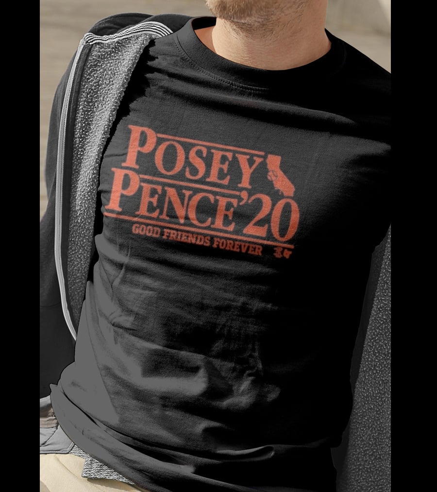 Posey Pence 20 California Good Friends Forever 8 7 T-Shirt