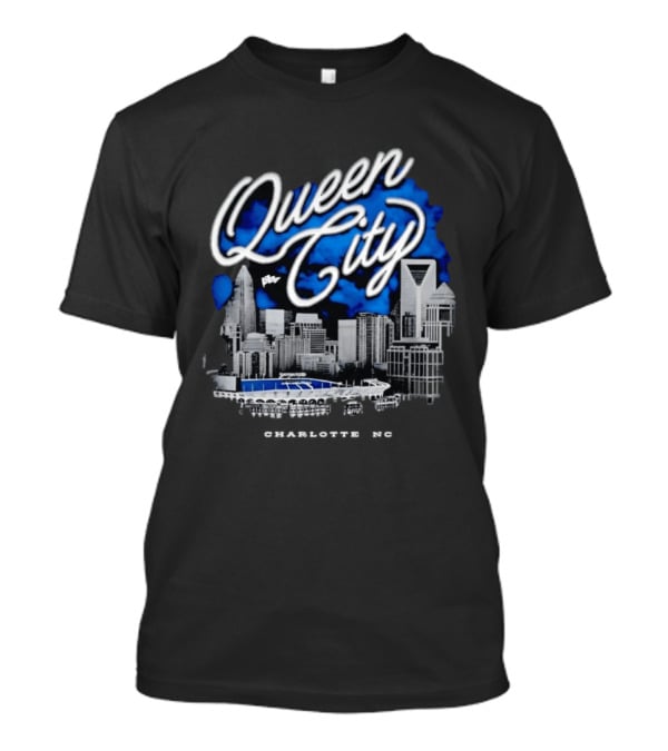 Queen City Charlotte NC Skyline CLT Urban View T-Shirt