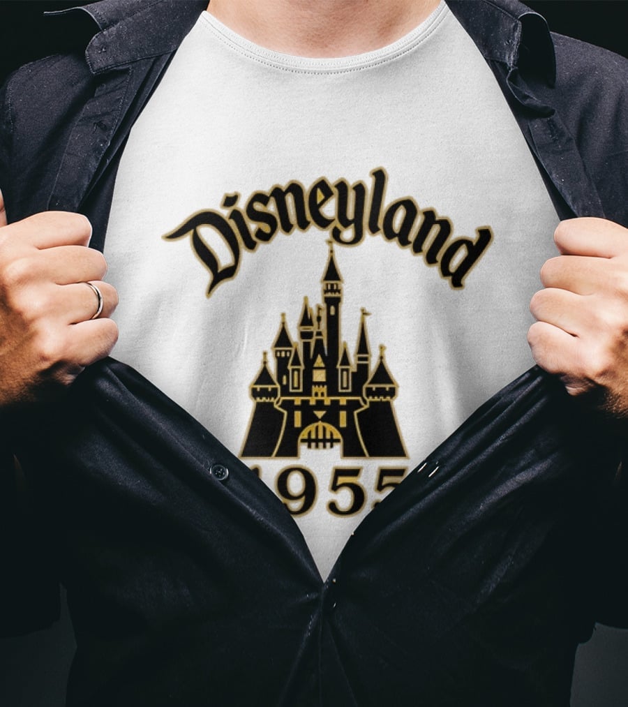 Disneyland 1955 Castle Walt Disney Classic Magic Kingdom T-Shirt