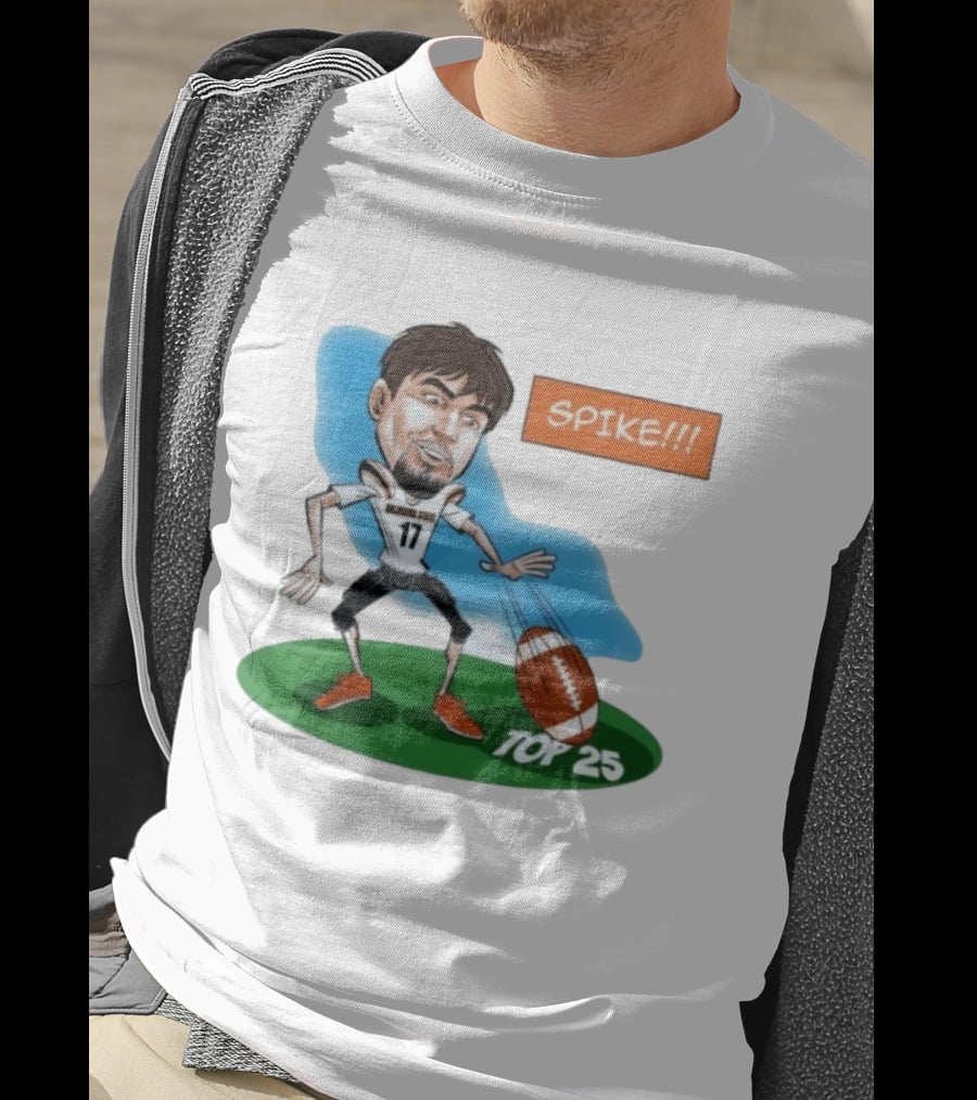 Spike Top 25 Drew Mestemaker Oklahoma State Cowboys Pokes T-Shirt