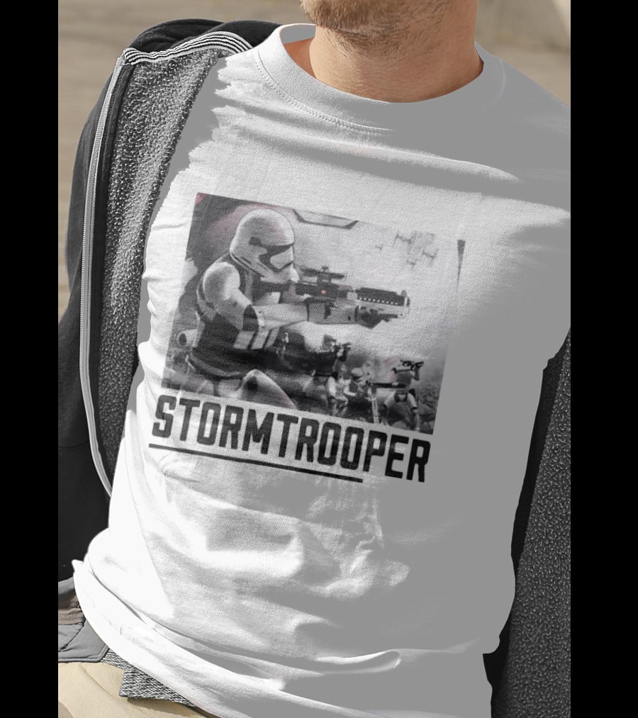 First Order Stormtrooper Star Wars Empire Battle Scene T-Shirt