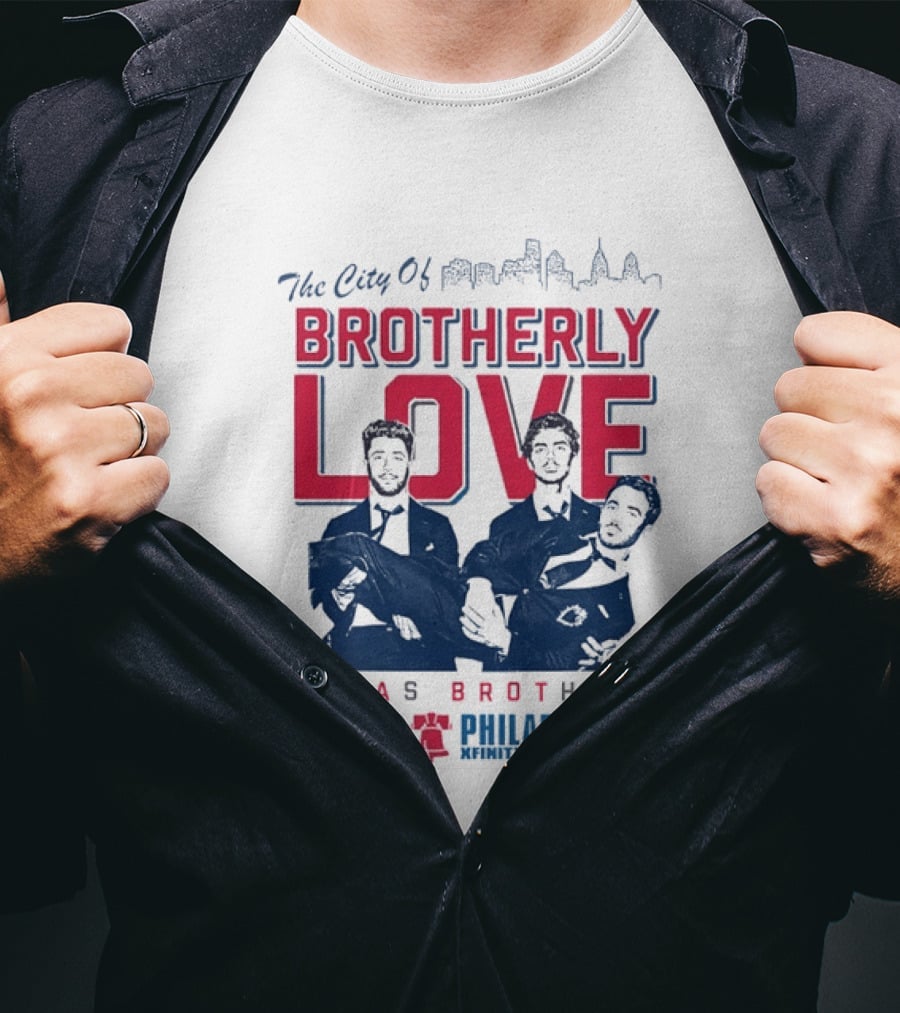 The City Of Brotherly Love Jonas Brothers Philadelphia October 2concert T-Shirt