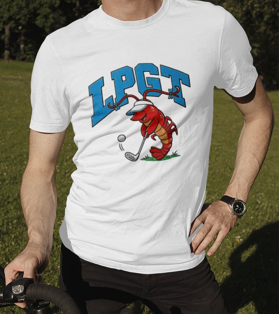 Lobster Playing Golf LPGT Fun T-Shirt