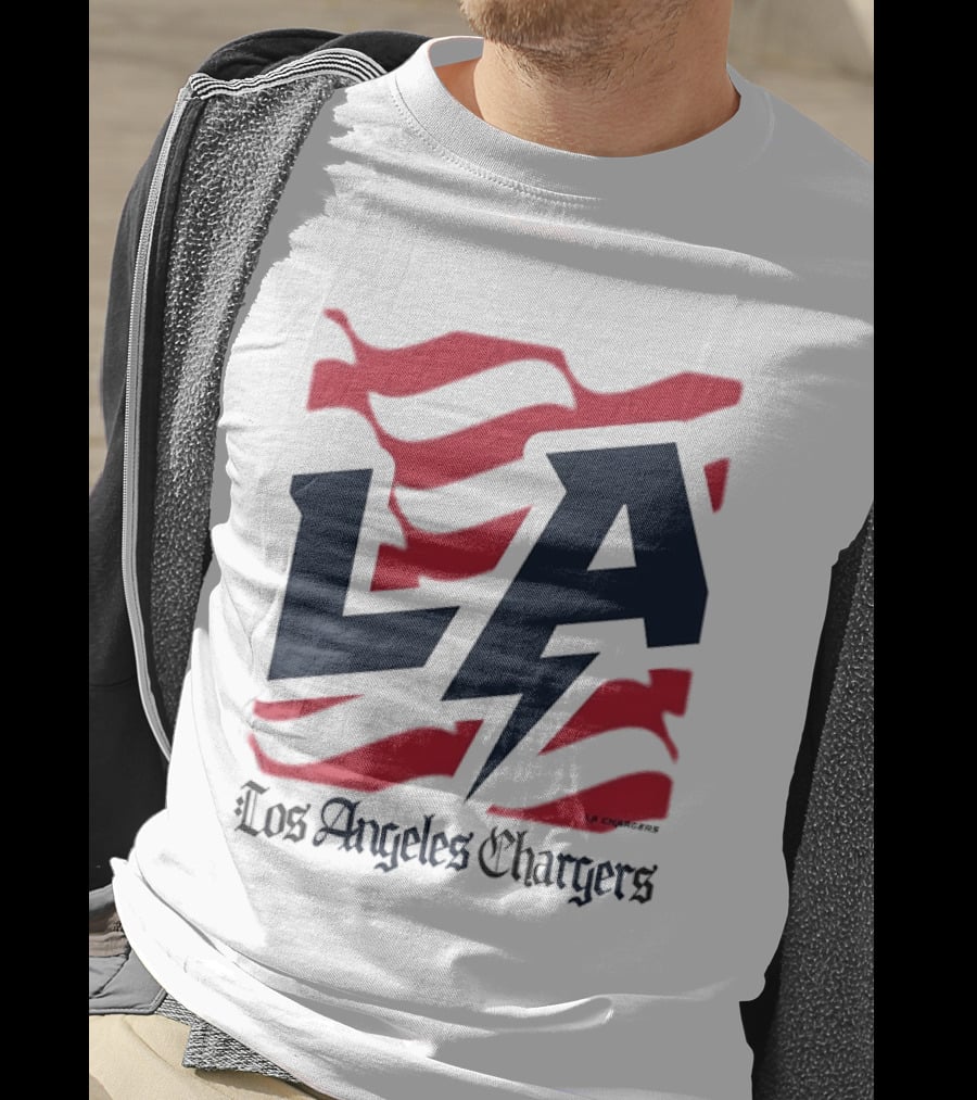 Los Angeles Chargers LA Football Bold Team Spirit T-Shirt