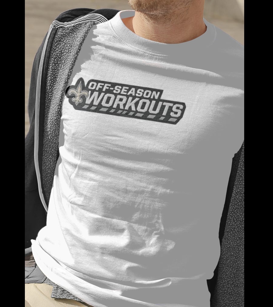 New Orleans Saints Offseason Workouts Fleur De Lis Icon NFL Training T-Shirt