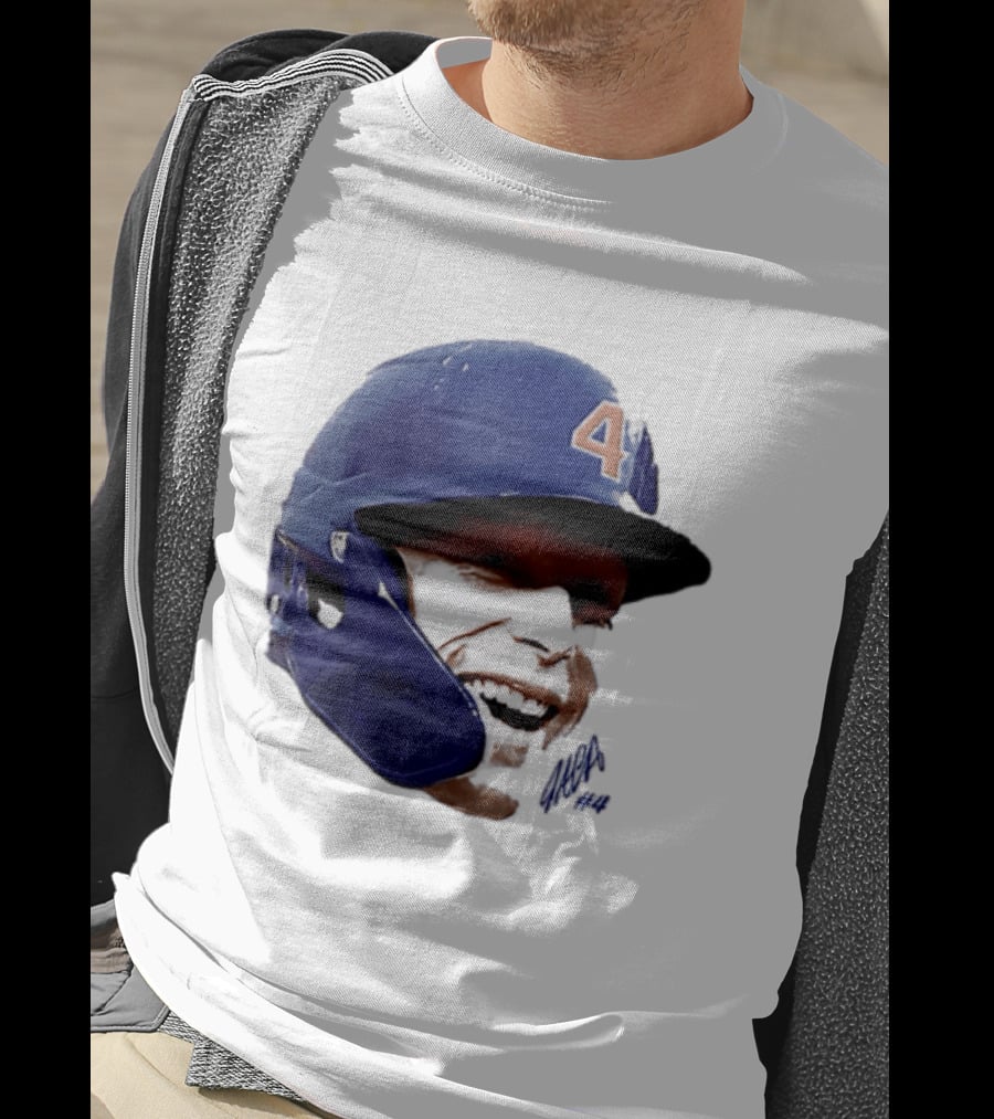 Pete Crow Armstrong Chicago Cubs Big Head Number 40 Baseball T-Shirt