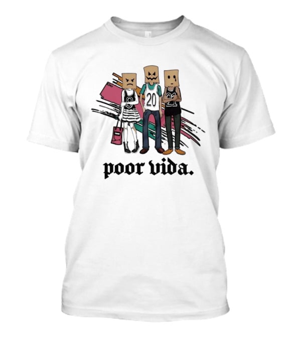 Poor Vida Paper Bag Heads 9 20 21 T-Shirt