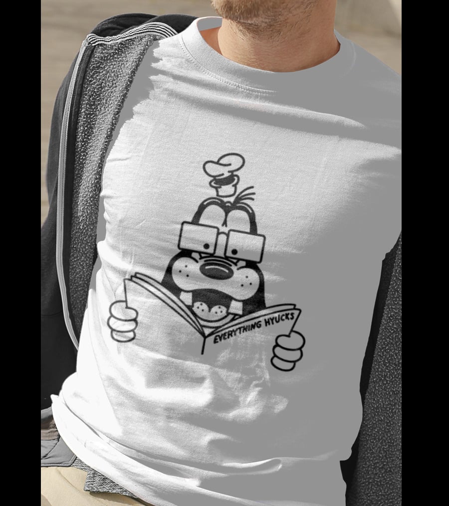 Pluto Hyucks Reading The Descendents T-Shirt