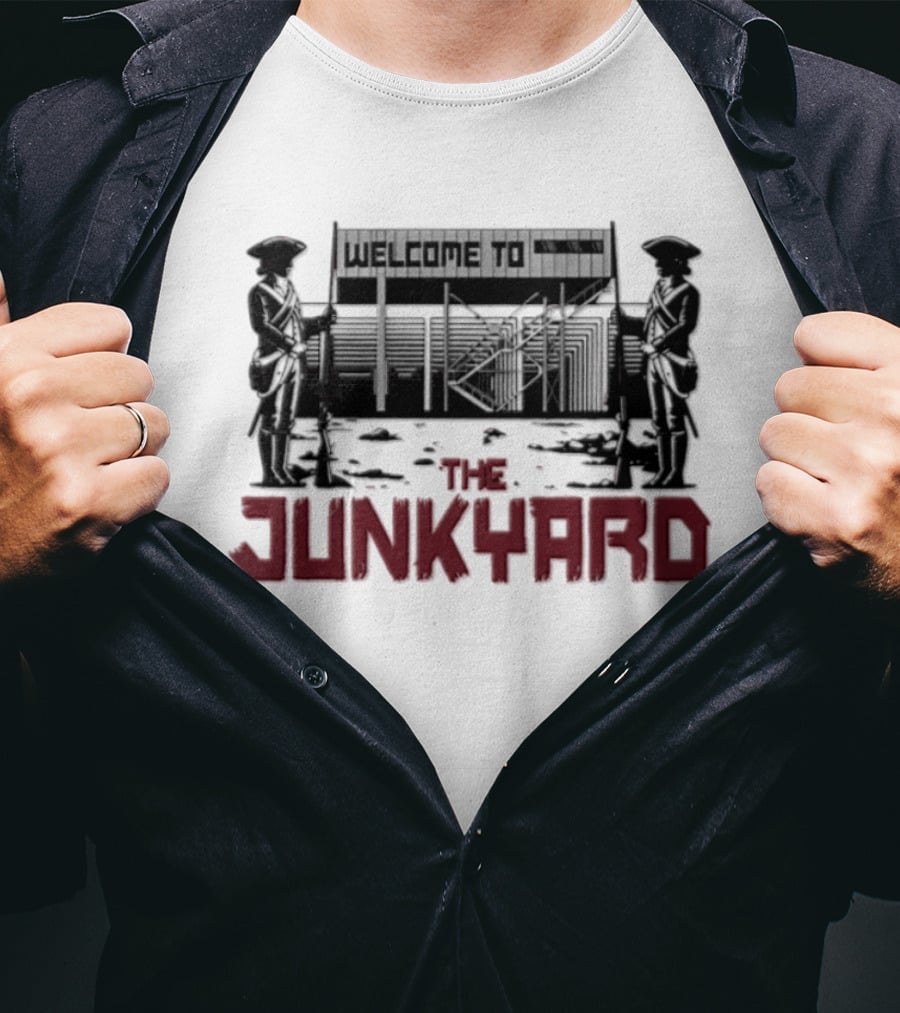 Welcome To The Junkyard Police Silhouette Scene T-Shirt