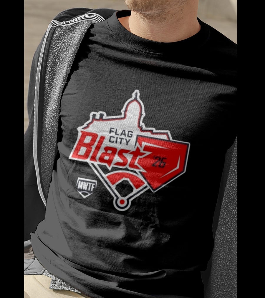 7th Annual Flag City Blast Softball '26 MWTF Event T-Shirt