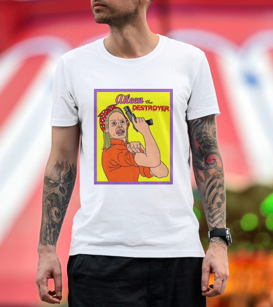 Aileen The Destroyer Halloween Horror Rosie Riveter T-Shirt