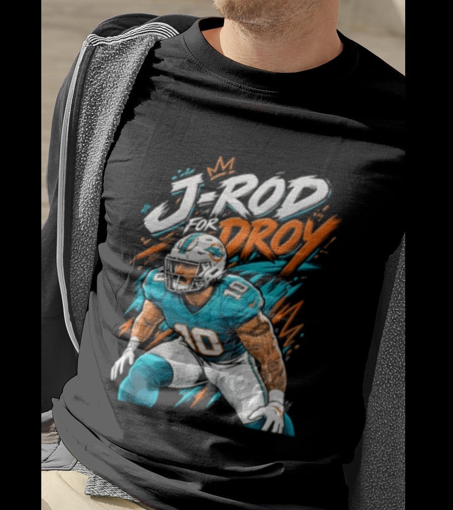Miami Dolphins J Rod Droy Tyreek Hill Fan T-Shirt