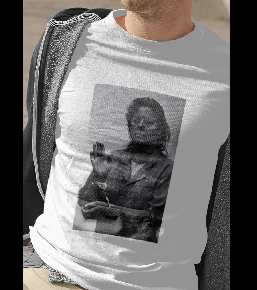 Aileen Wuornos True Crime Handcuffed Raised Hand Political Image T-Shirt