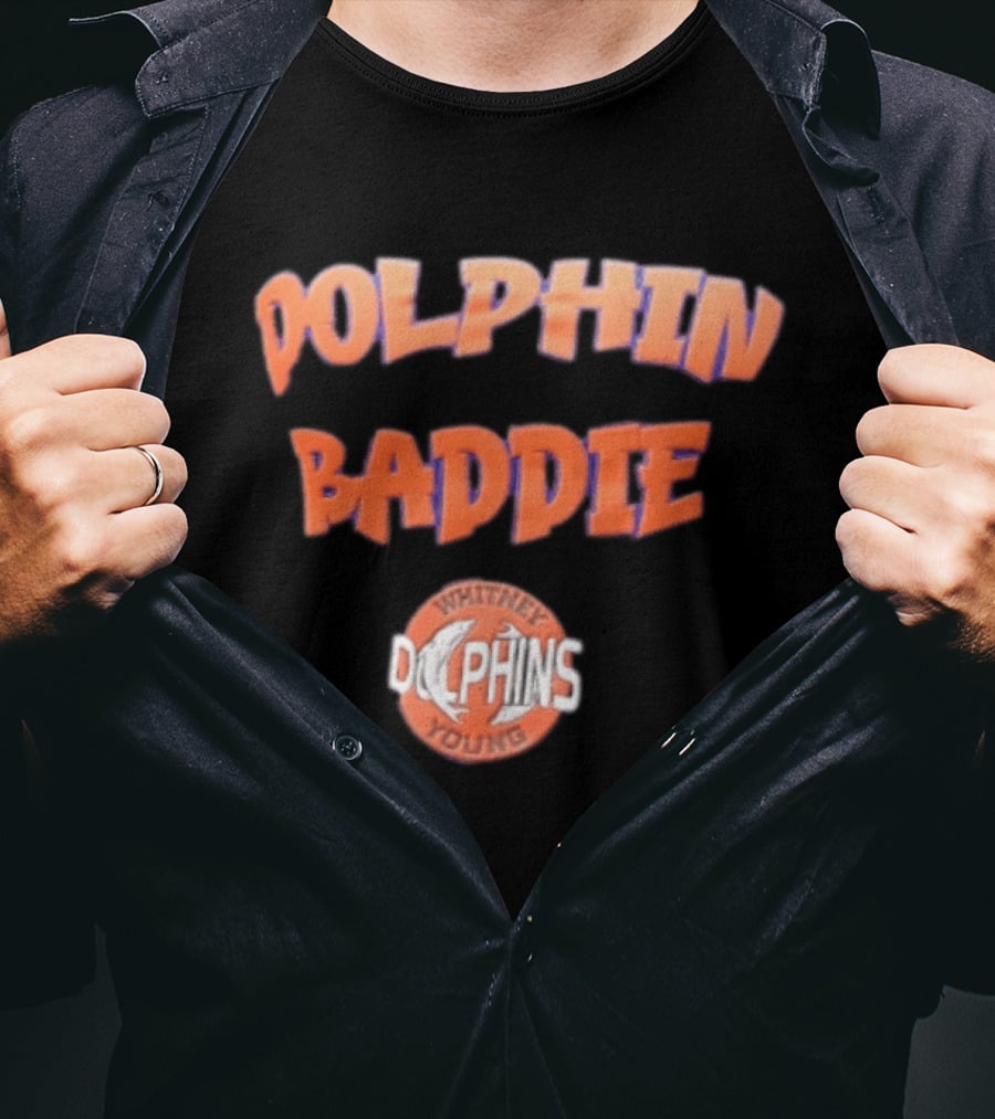 Miami Dolphins Dolphin Baddie Whitney Young T-Shirt