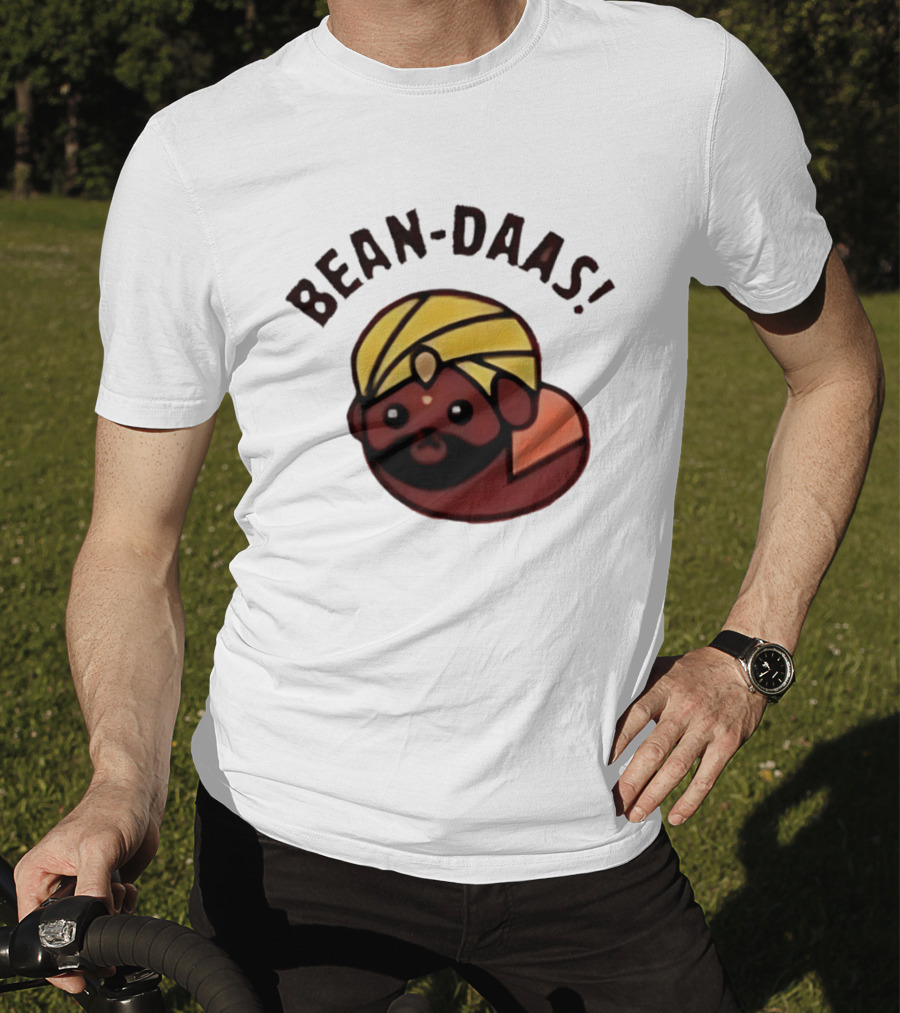 Bean Daas Turbaned Character With Mustache And Beard T-Shirt