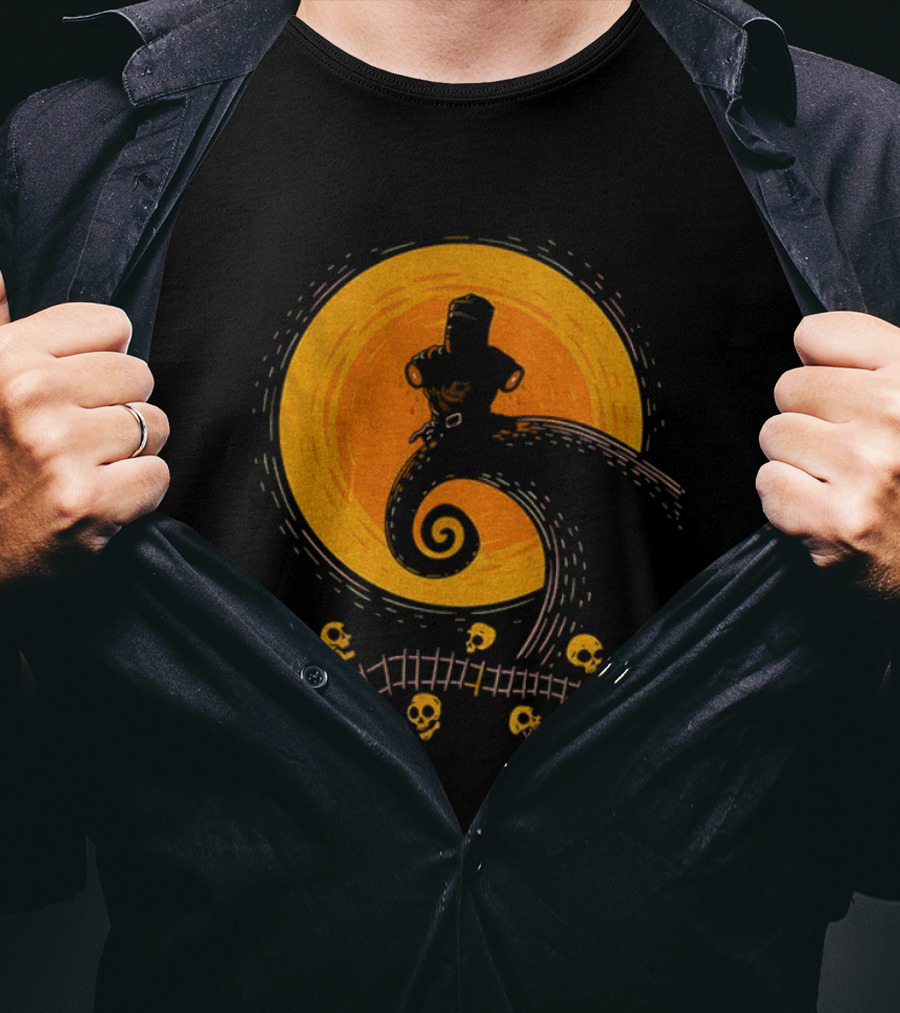 Monty Python And The Holy Grail Meets The Nightmare Before Christmas T-Shirt