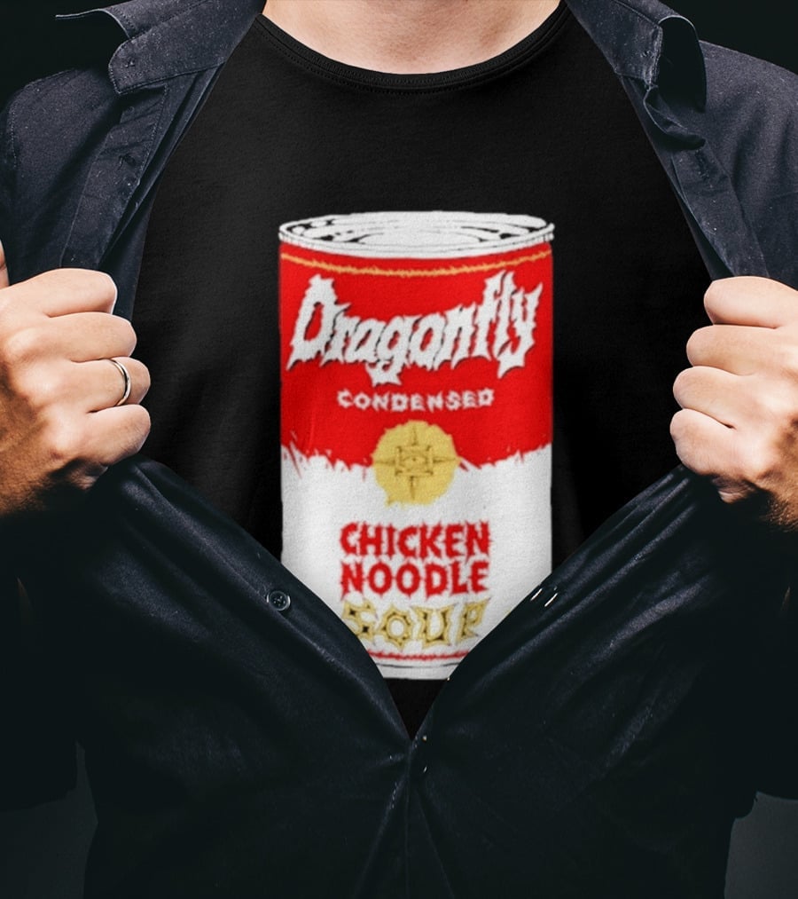 Dragonfly Condensed Chicken Noodle Soup T-Shirt