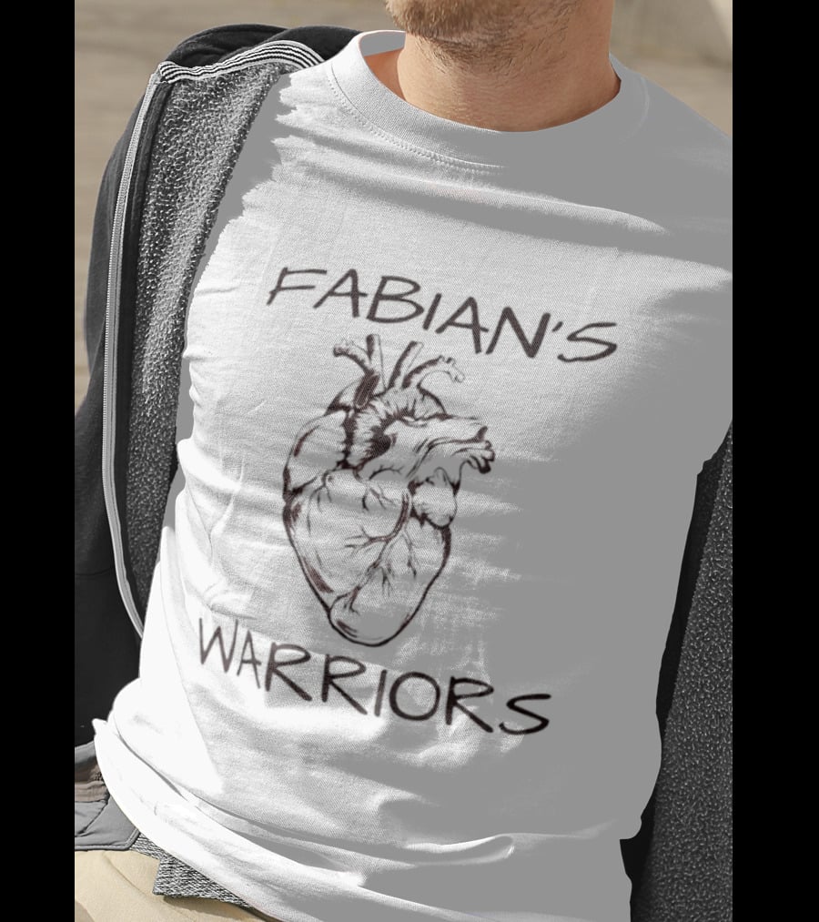 Fabian's Warriors Anatomical Heart T-Shirt
